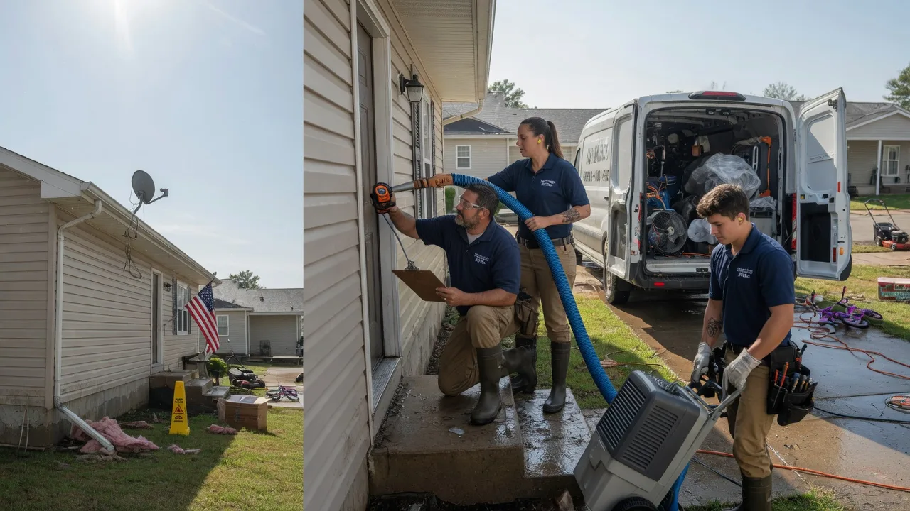 Ceiling Water Damage Restoration in Crystal Springs, MS near me